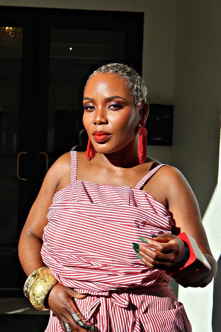 The Sedona Cuff: Two - Tone Wood & Resin Bangle - Trufacebygrace