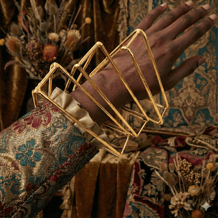 The Triangular Prism Cuff bracelet/ bangle - Trufacebygrace