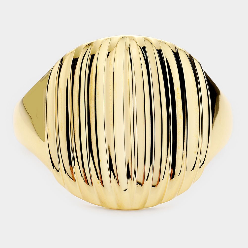 Très Grand 14k plated Bangle / Bracelet - Trufacebygrace