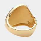 Très Grand 14k plated Jewel - Embellished Cuff Bangle /Bracelet. - Trufacebygrace
