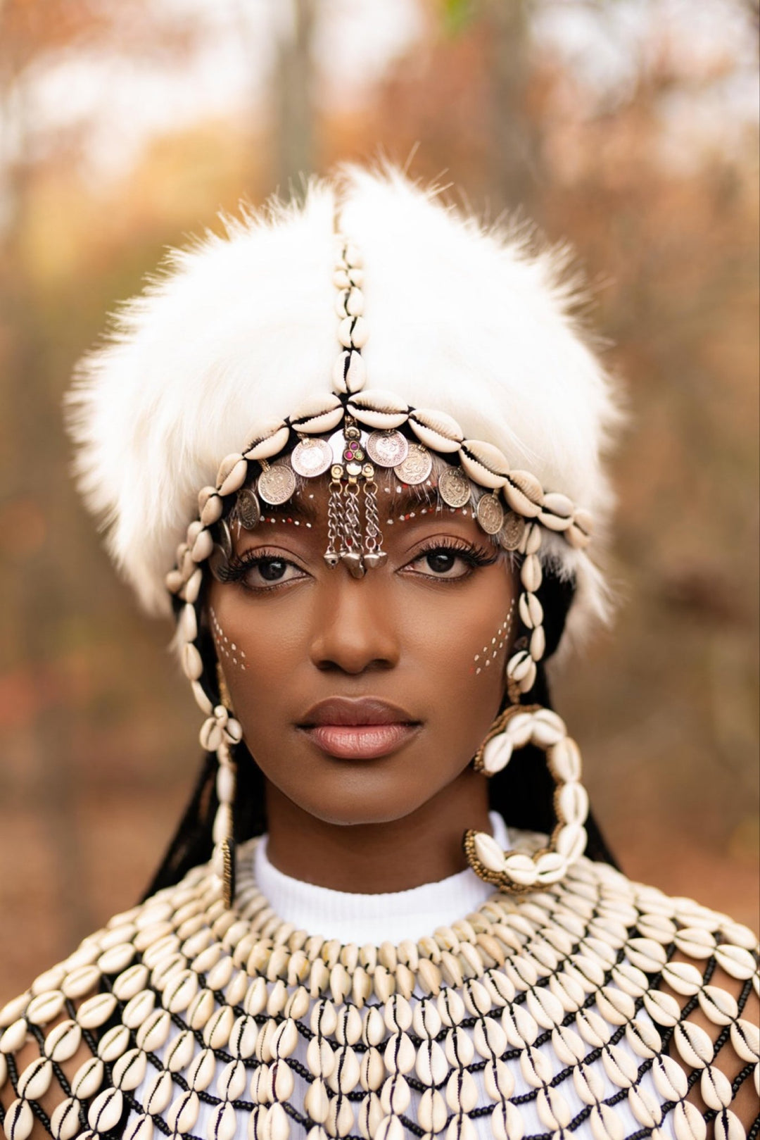 Tribal Cowry Shell Crown headpiece - Trufacebygrace