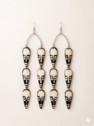 Tribal Face Mask Earrings - Trufacebygrace