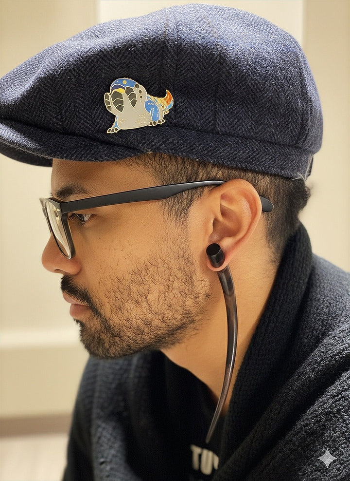 Tribal Wood Faux Tapers | Illusion Split - Gauge Earrings - Trufacebygrace