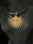 Tuareg / Berber Vintage Metal and Leather Necklace - Trufacebygrace