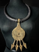 Tuareg / Berber Vintage Metal and Leather Necklace - Trufacebygrace