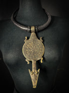Tuareg / Berber Vintage Metal and Leather Necklace - Trufacebygrace