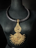 Tuareg / Berber Vintage Metal and Leather Necklace - Trufacebygrace