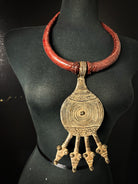 Tuareg / Berber Vintage Metal and Leather Necklace - Trufacebygrace