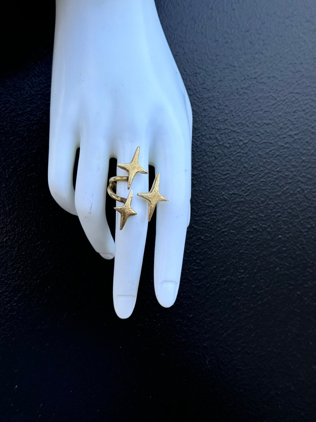 Twinkle Stars Brass Ring - Trufacebygrace