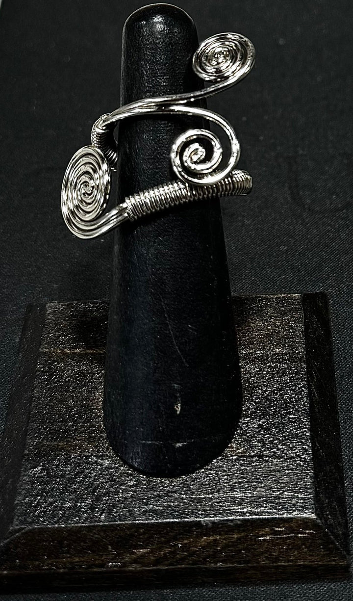 Twist Bomb silver ring - Trufacebygrace