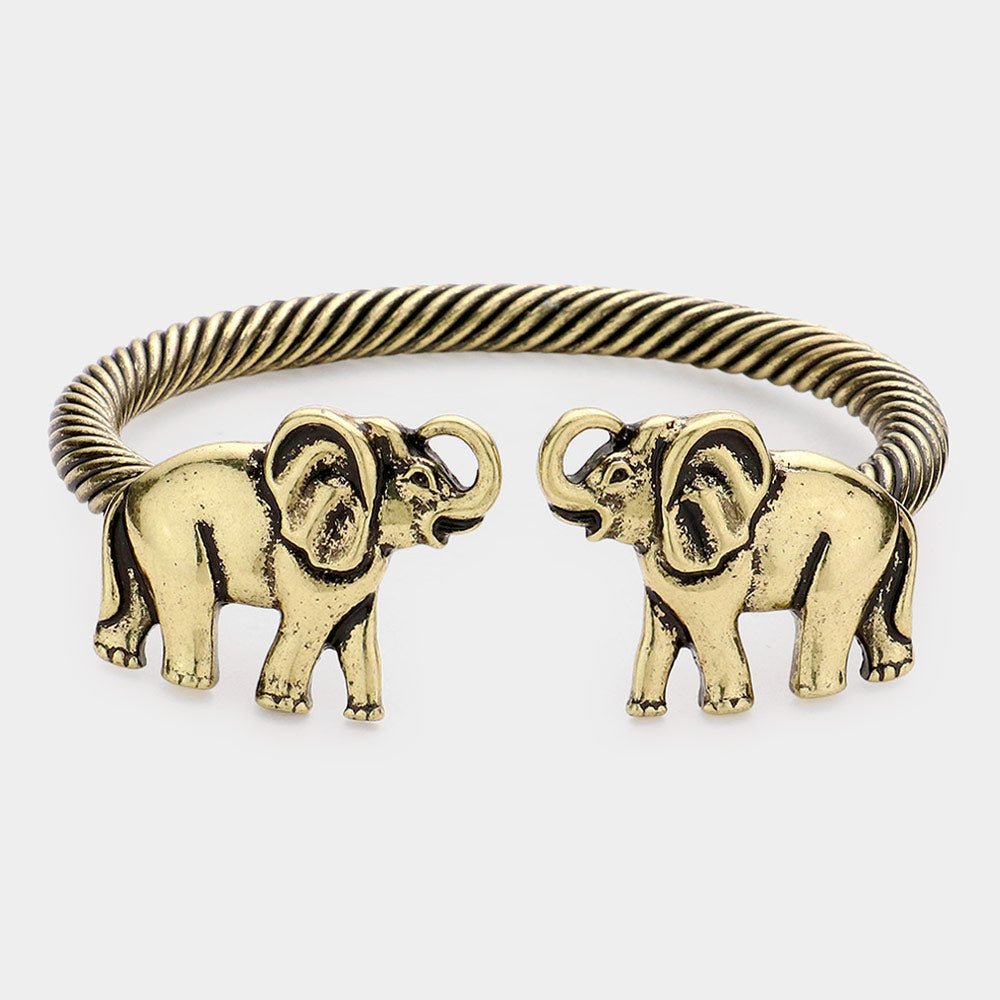 Two Elephants bracelet - Trufacebygrace