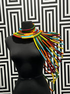 Ubuntu Goddess Statement Necklace - One shoulder - Trufacebygrace