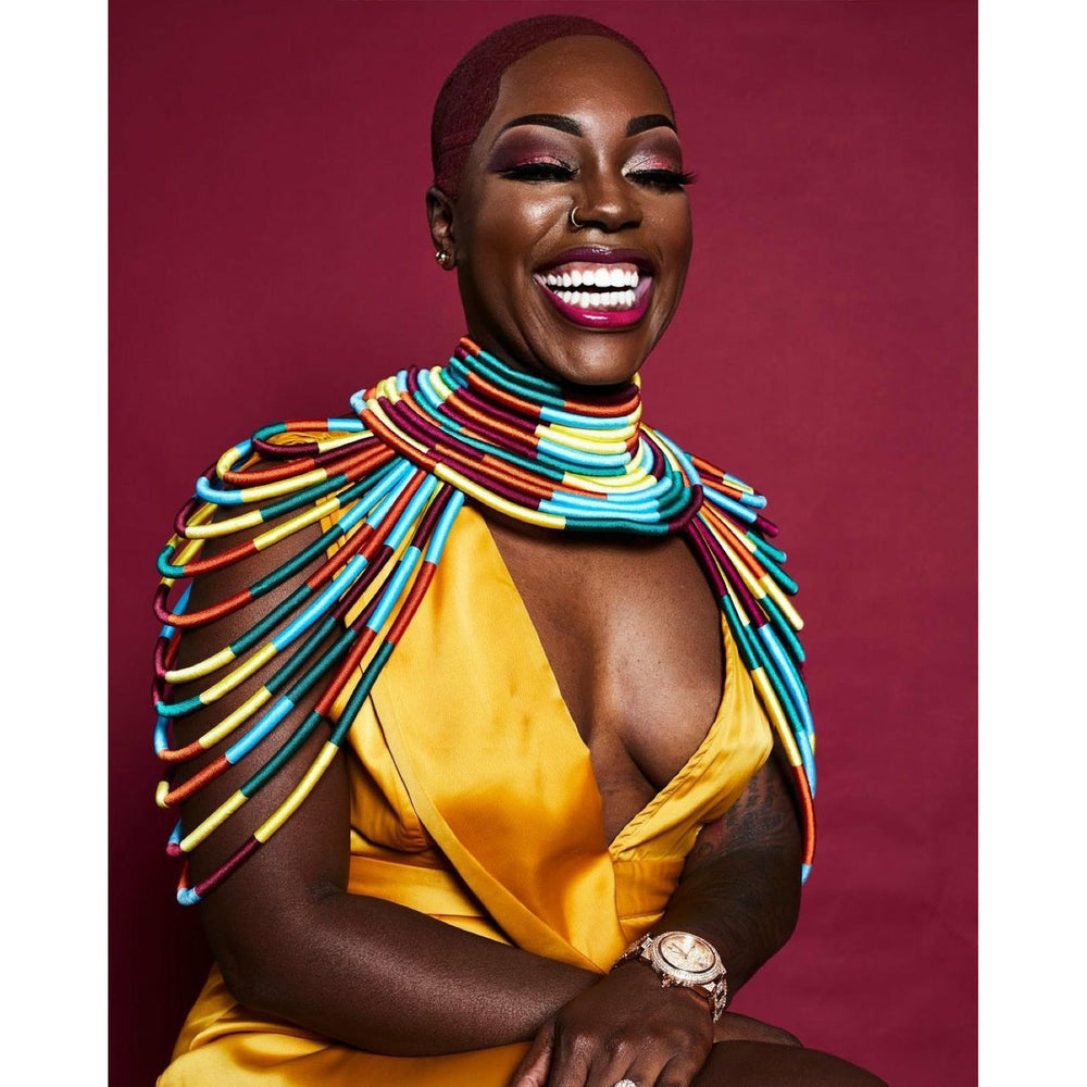 Ubuntu Goddess two shoulder Necklace - Trufacebygrace