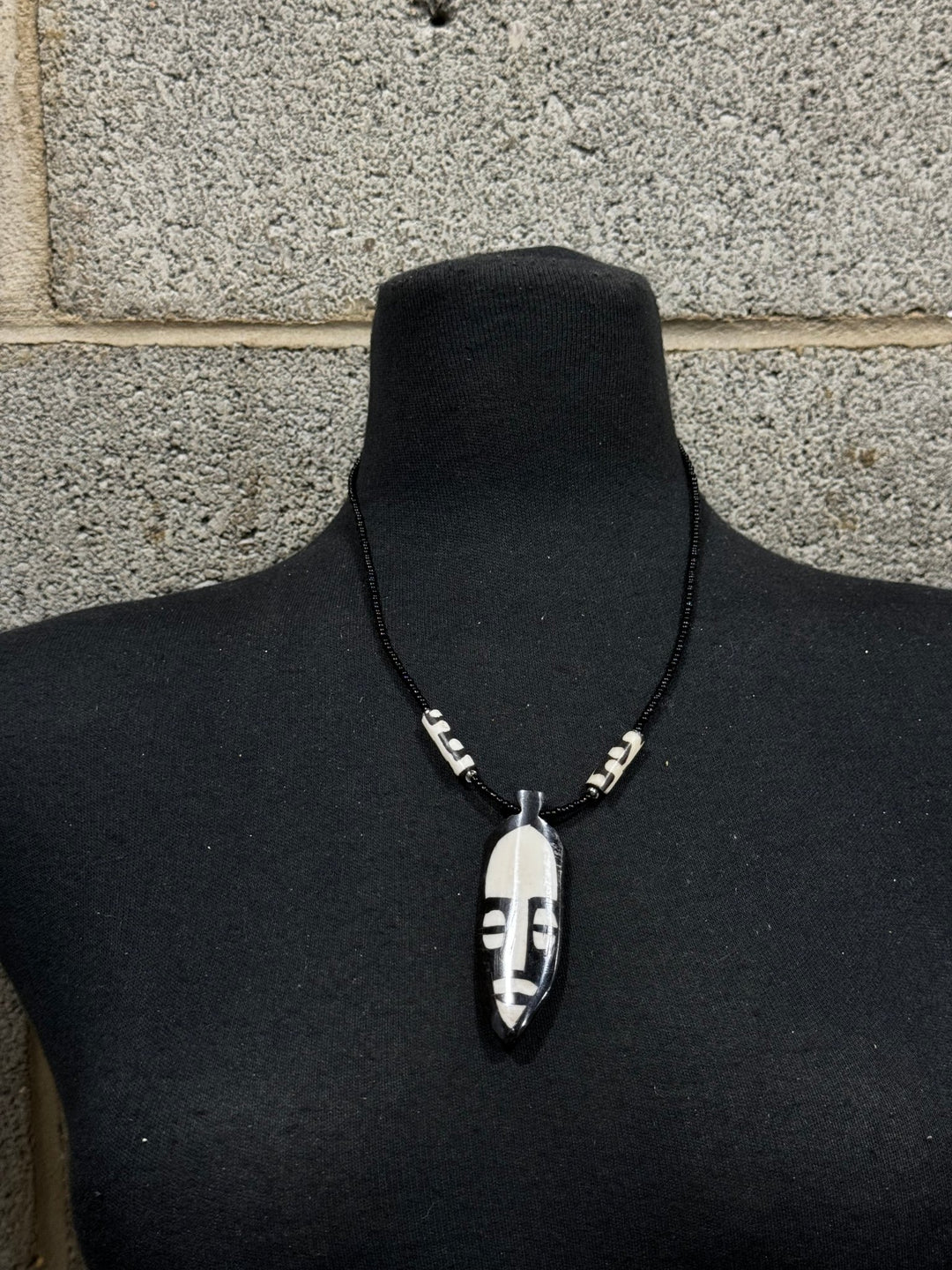 Unisex Tribal face mask Necklace - Trufacebygrace