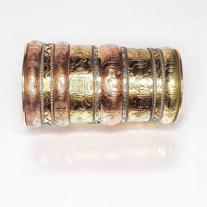 Variety of Brass Cuffs / Bangles - Trufacebygrace