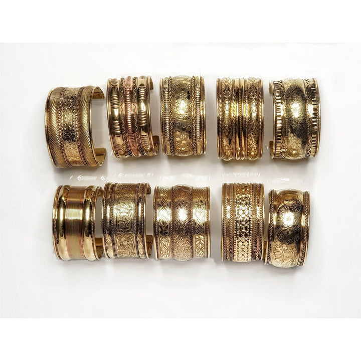 Variety of Brass Cuffs / Bangles - Trufacebygrace