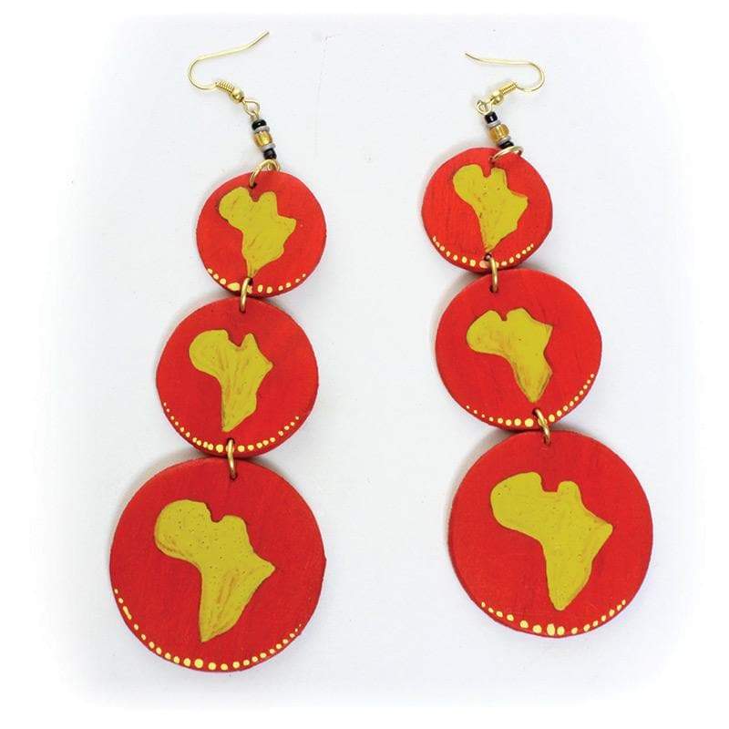 Vipuli Wooden Teired Earrings - Trufacebygrace