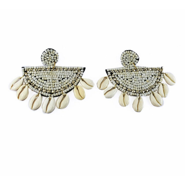 Wanza half moon Studs Earrings - Trufacebygrace