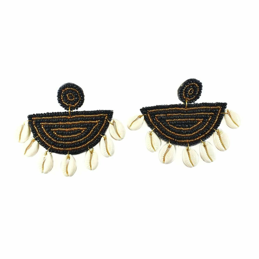 Wanza half moon Studs Earrings - Trufacebygrace