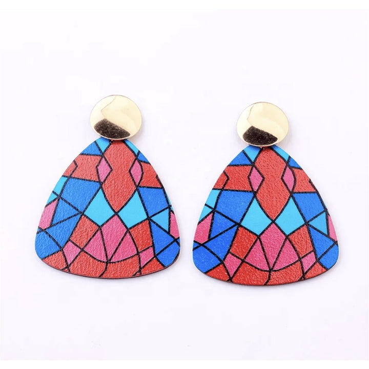 Winnie Wooden STUD earrings - Trufacebygrace