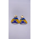 Winnie Wooden STUD earrings - Trufacebygrace