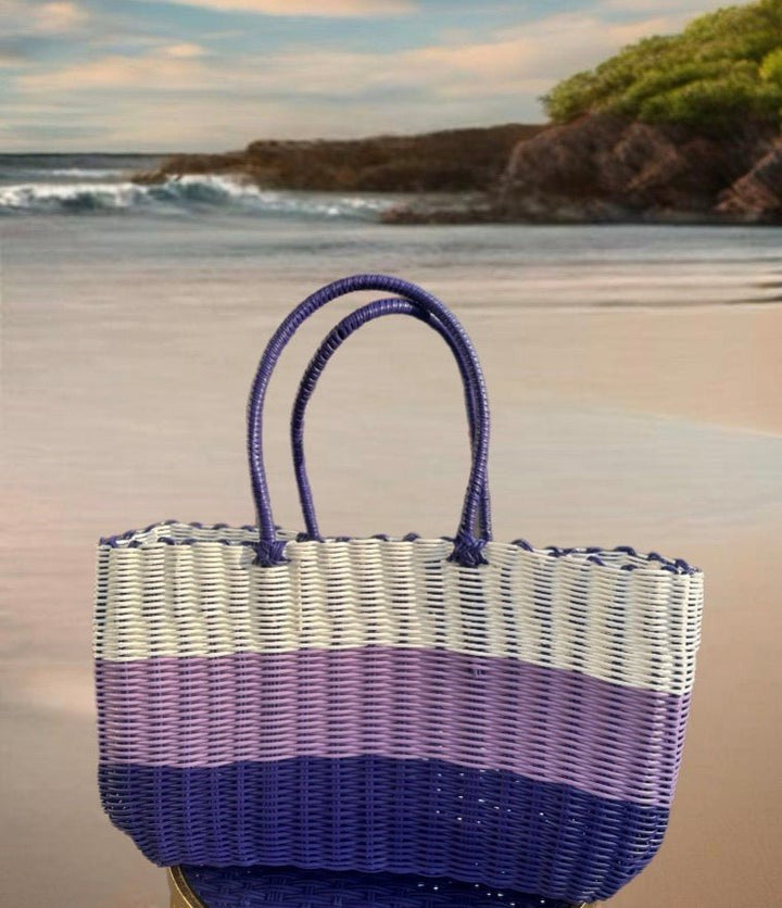 Woven Beach Bags - Trufacebygrace