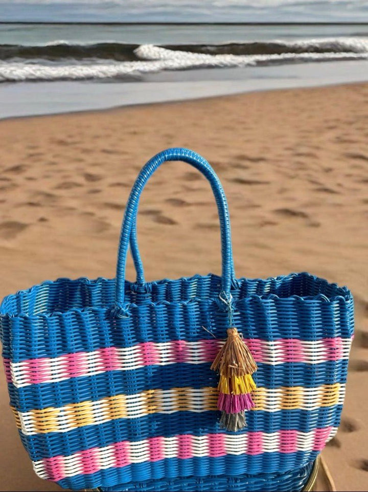 Woven Beach Bags - Trufacebygrace