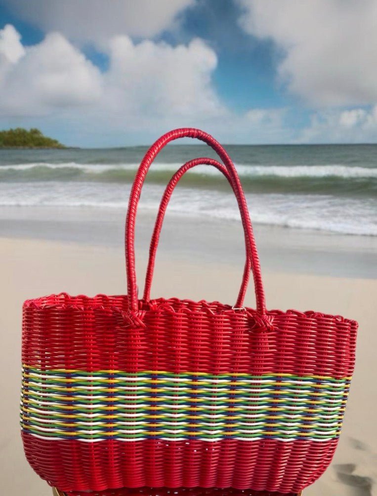 Woven Beach Bags - Trufacebygrace