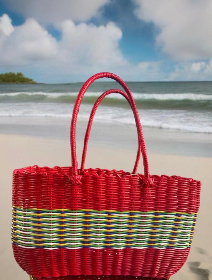 Woven Beach Bags - Trufacebygrace