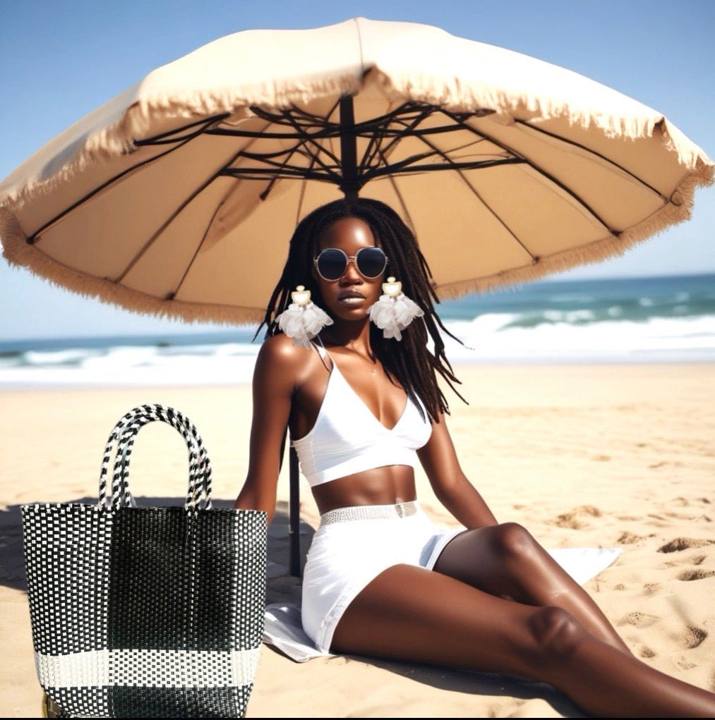 Woven Beach Bags - Trufacebygrace