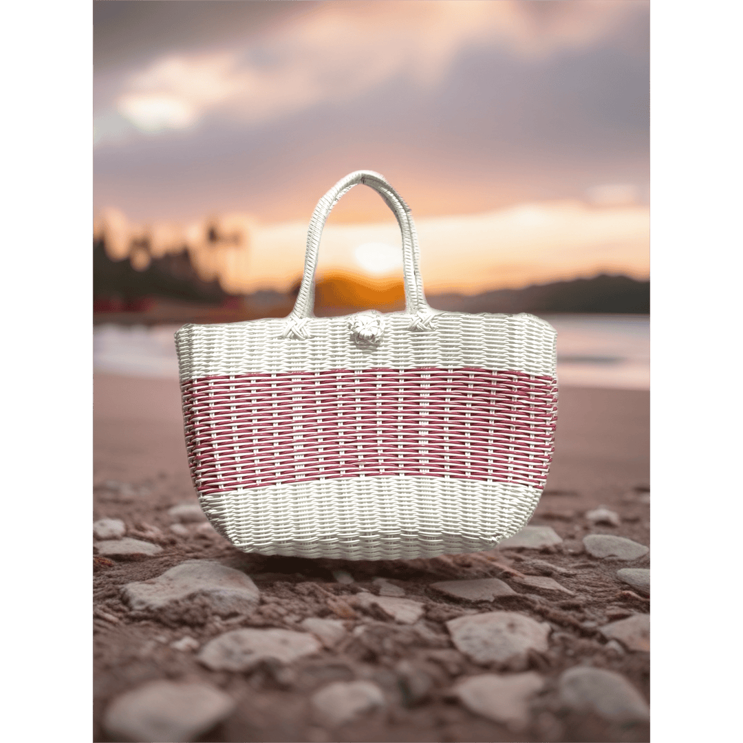 Woven Beach Bags - Trufacebygrace