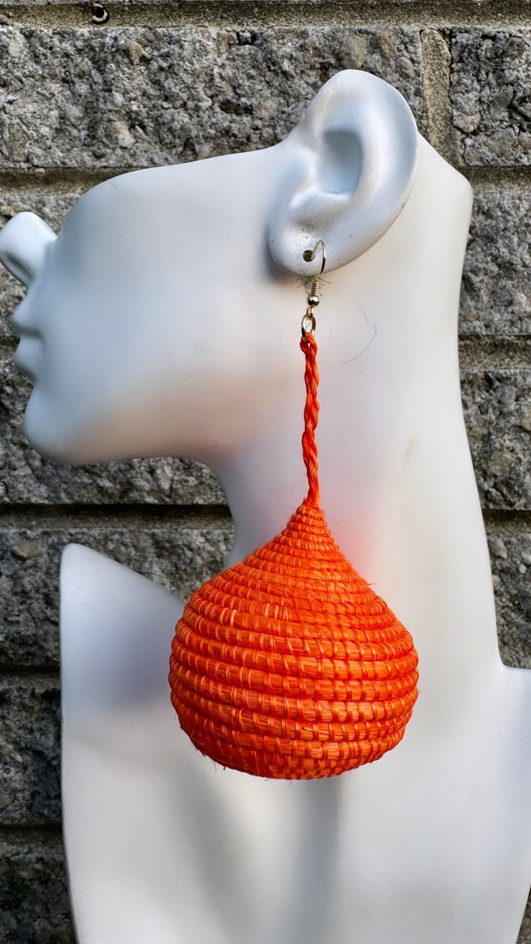 Woven Teardrop Basket Earrings - Trufacebygrace