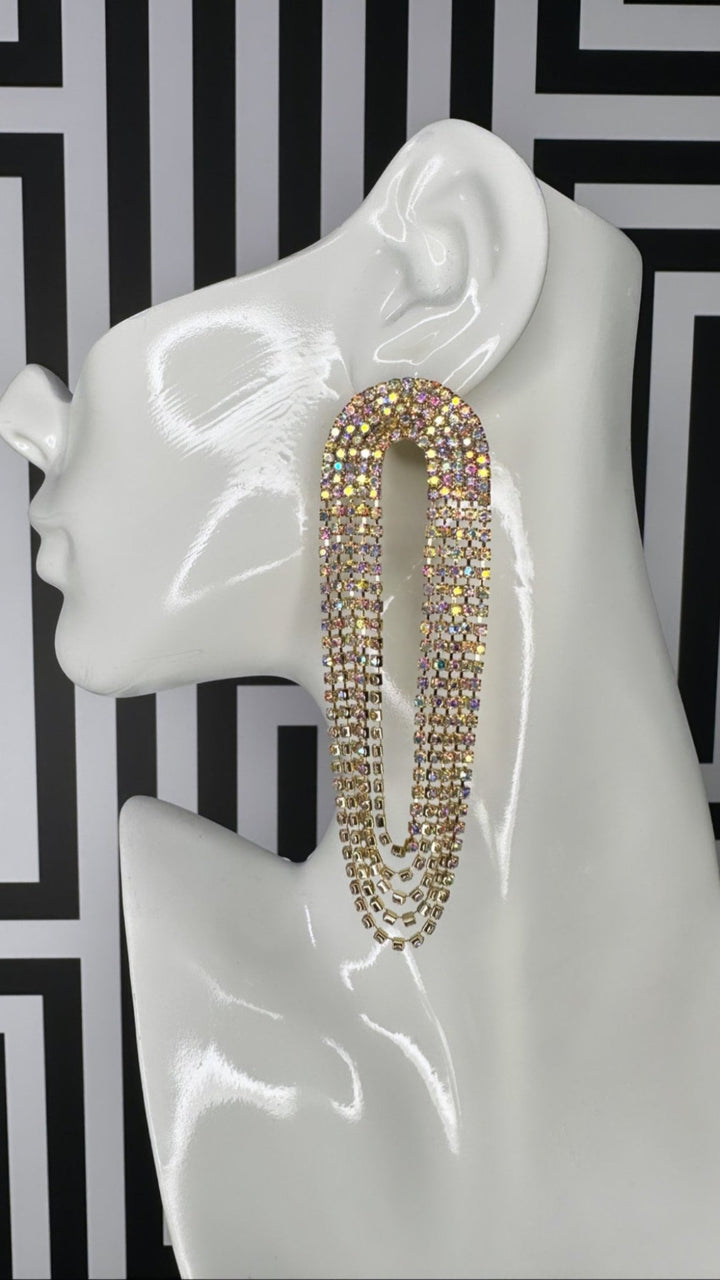 Your Majesty Rhinestone Statement earrings - Trufacebygrace