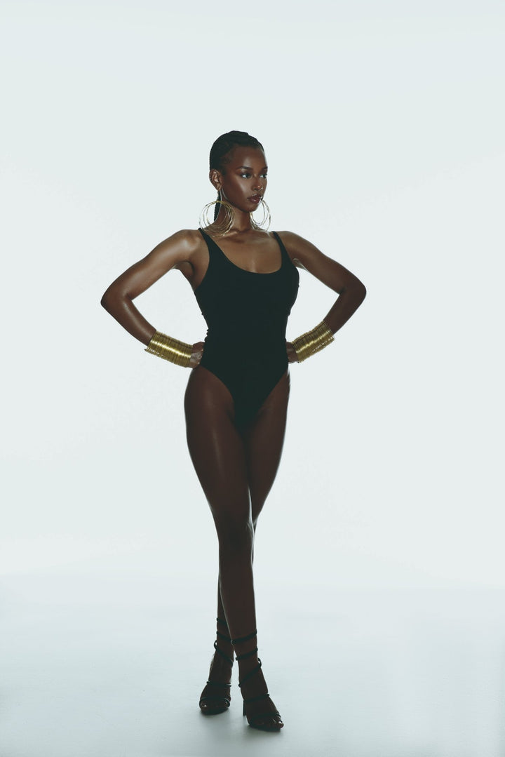 Zamunda Multi strand brass Earrings: Circular - Trufacebygrace