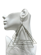 Zamunda multi strand Triangle Earrings - Trufacebygrace
