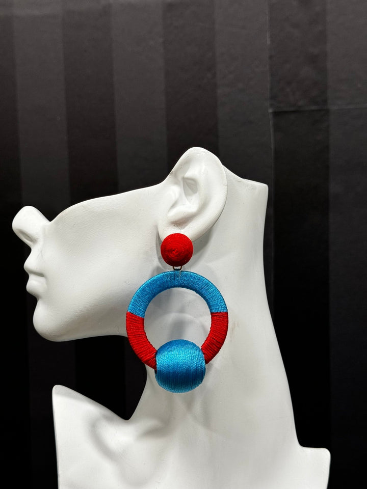 Zuri thread  Loop Earrings - Trufacebygrace