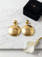 Zuwena Burnished Glow Foil Earrings - Trufacebygrace