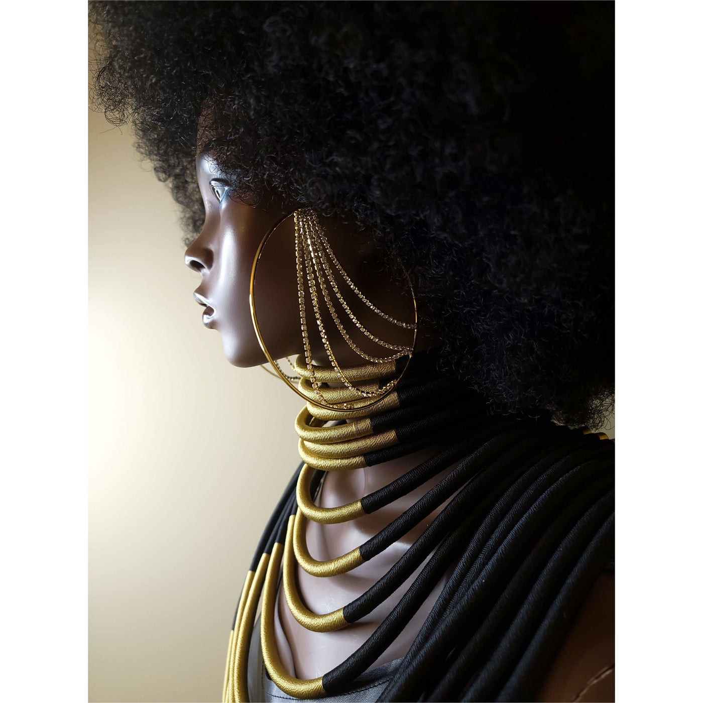 Queen Gee statement Hoop Earrings - Trufacebygrace