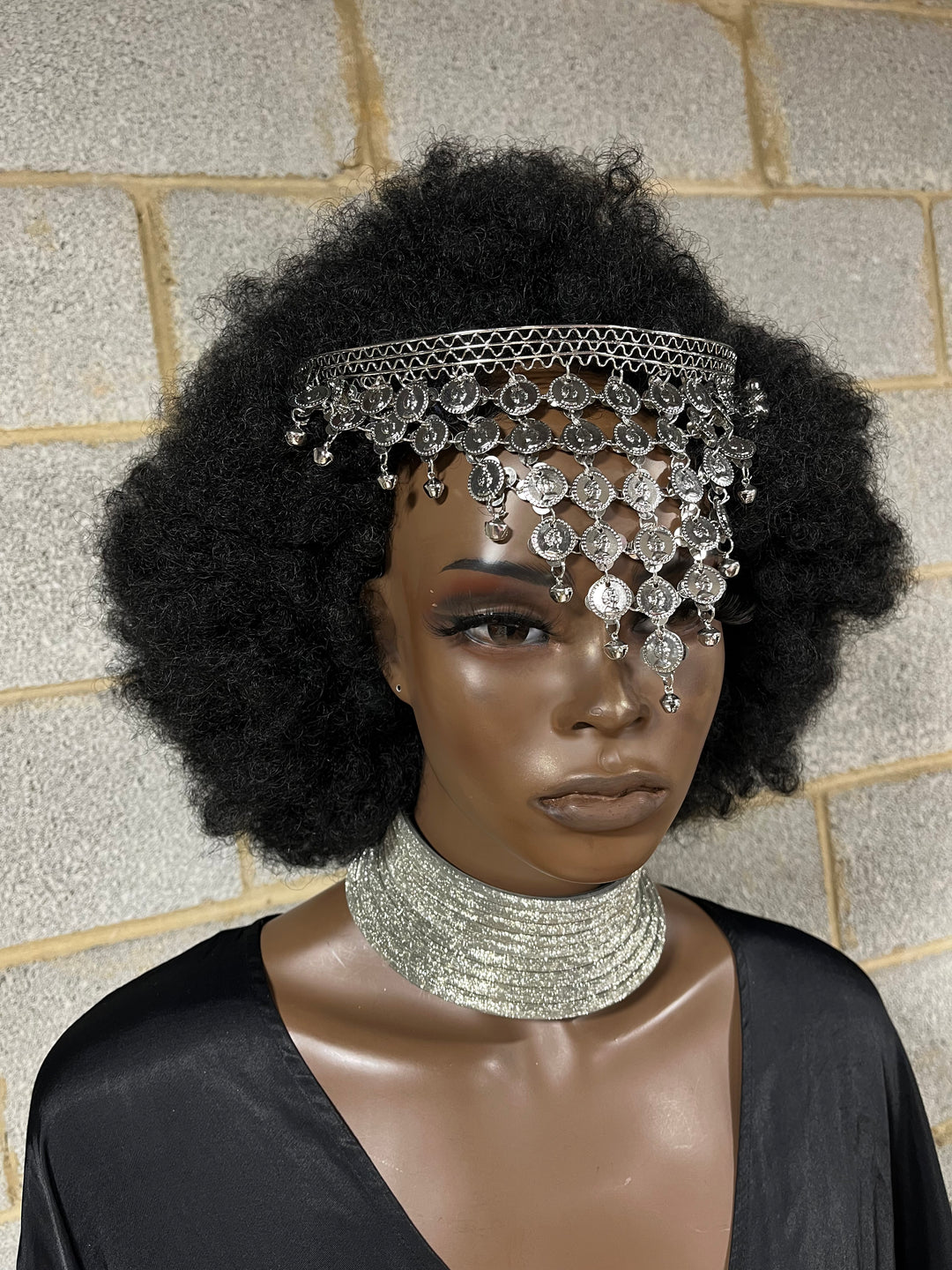 Araba gold coin headpiece/ headchain - trufacebygrace