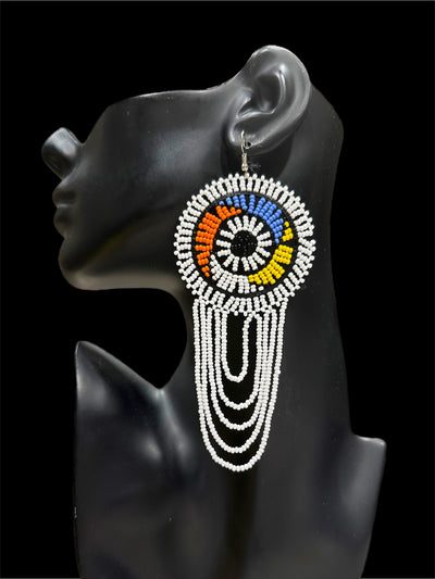 South Africa Handmade Beaded Drop Earrings