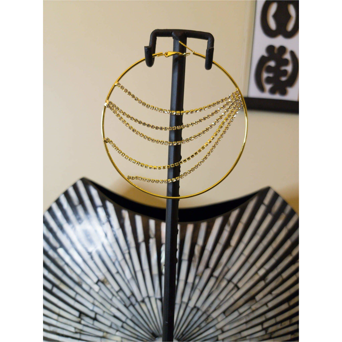 Queen Gee statement Hoop Earrings - Trufacebygrace