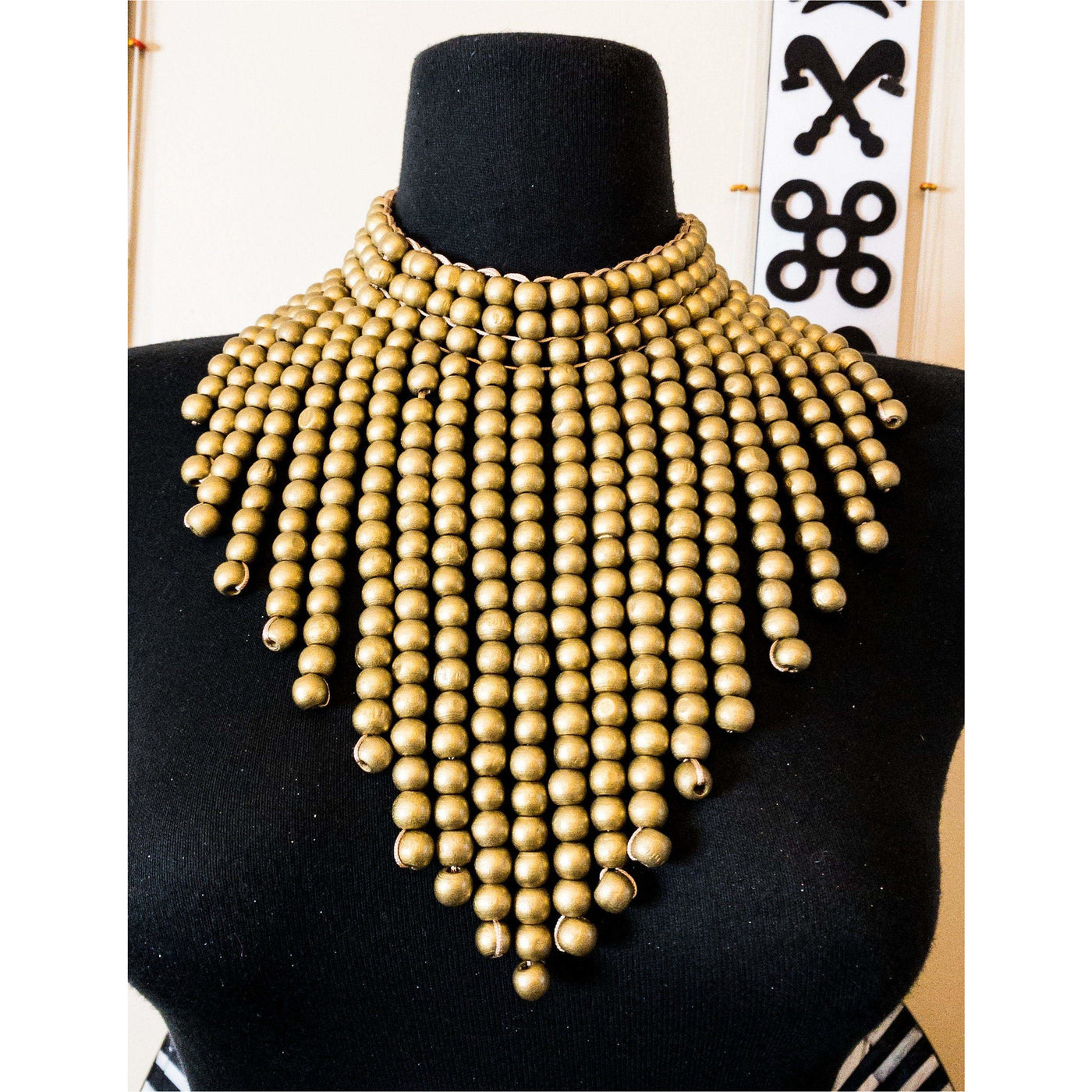 Naka Wooden beads necklace - Trufacebygrace