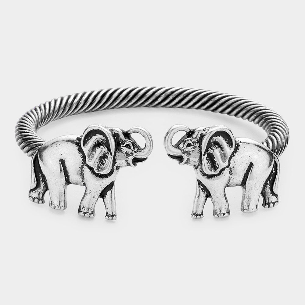 Two Elephants bracelet