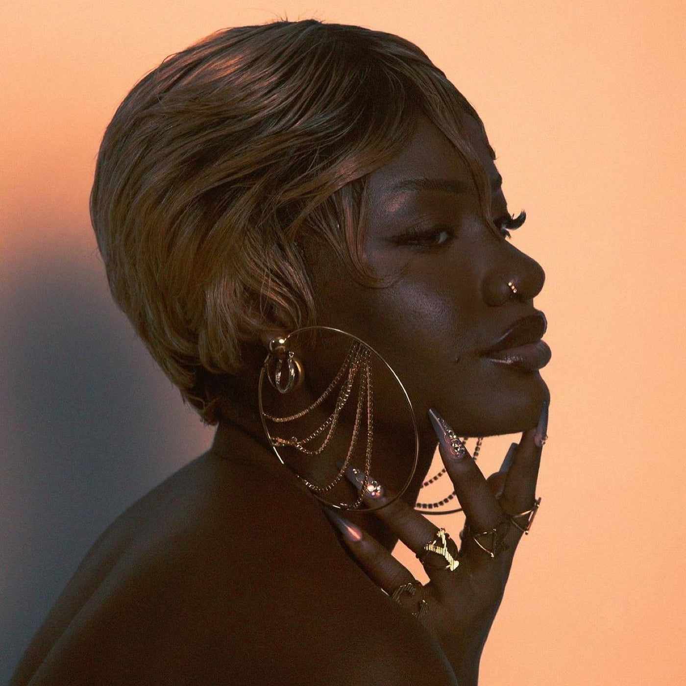 Queen Gee statement Hoop Earrings - Trufacebygrace