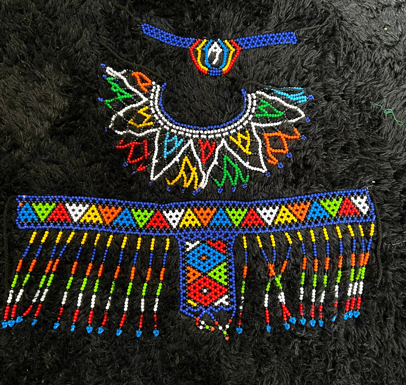 South African Zulu beaded Esemble set