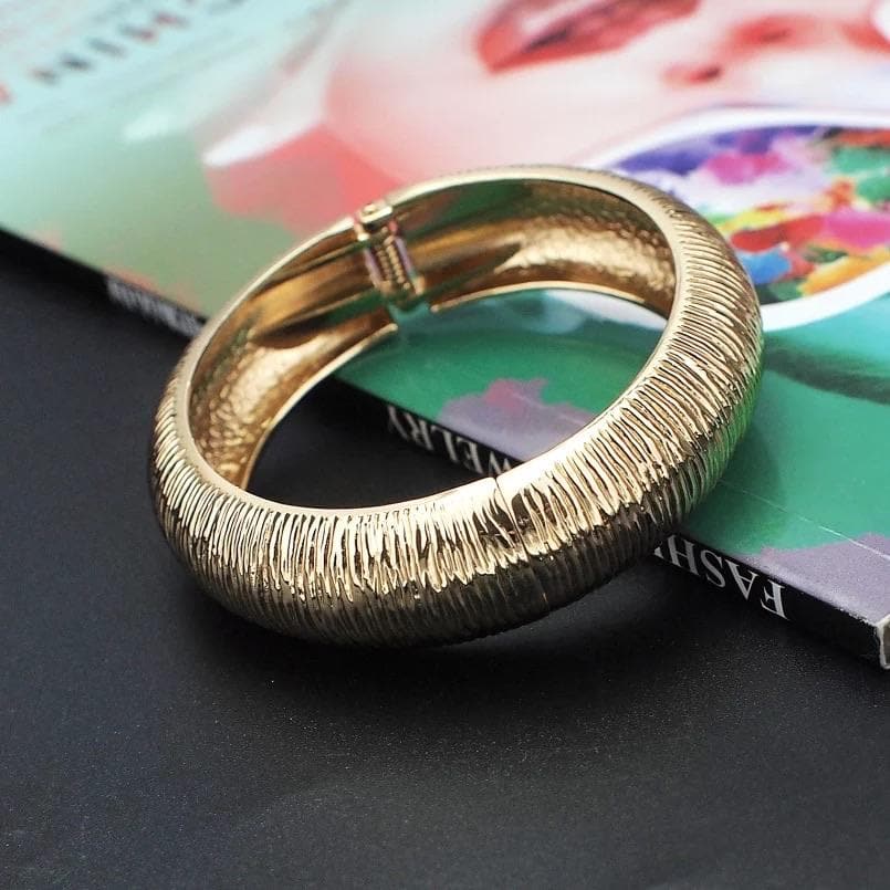 Fashion Gold Plated Cuff Bracelets/Bangles - Trufacebygrace
