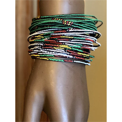 Chic African Bracelets - Set of 5 - Trufacebygrace
