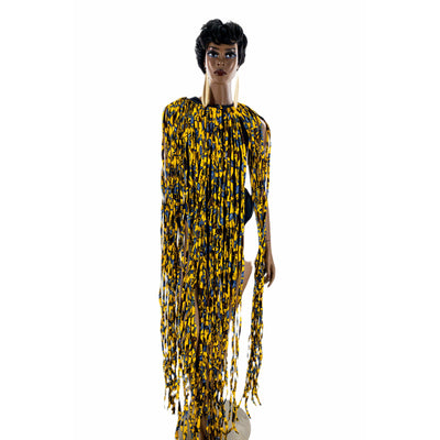 Ntoma Nhoma - Ankara strips Cover up - Trufacebygrace
