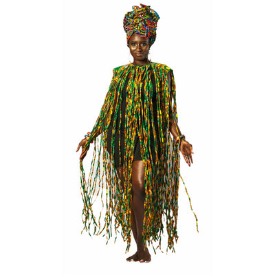Ntoma Nhoma - Ankara strips Cover up - Trufacebygrace