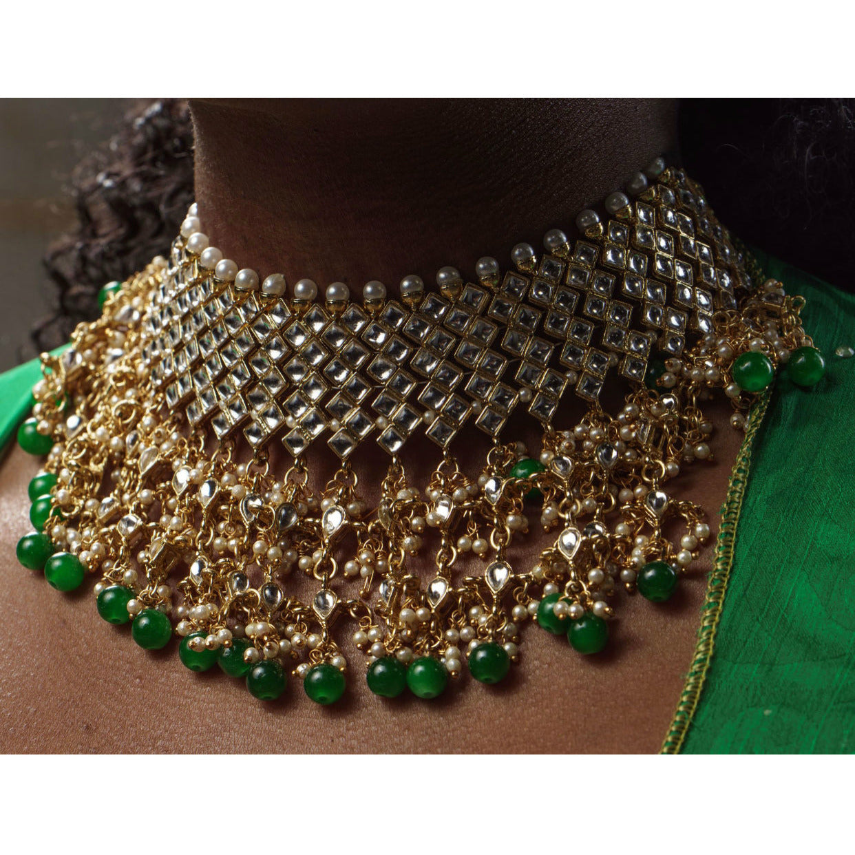 Chandi ke necklace set Clearance